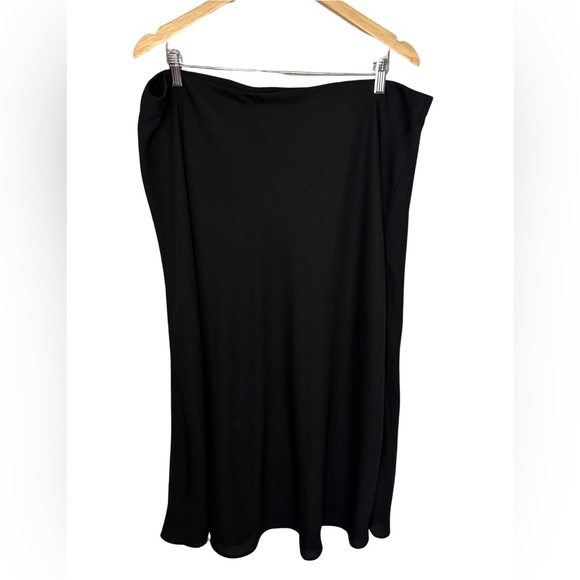 Halogen Black Mid Skirt with Elastic Waistband Size 2X - Picture 1 of 2